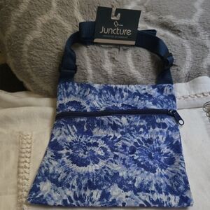 Juncture Crossbody Blue Tie-dyed Bag